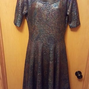 Nicole dress, Mermaid shimmer